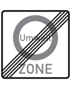 Verkehrszeichen 270.2 Ende einer Umweltzone nach StVO