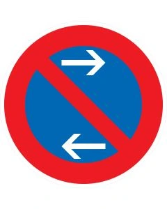 Verkehrszeichen 286-31 Eingeschränktes Haltverbot Mitte links nach StVO