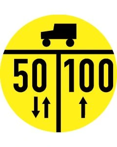 Verkehrszeichen Nr. BR 4 Militärische Tragfähigkeitszeichen an Brücken