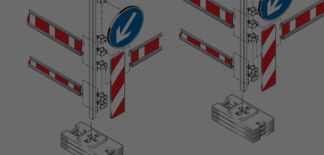Baustellensicherung für den Straßenverkehr